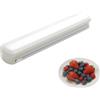 Ruikcoll Taglierina per pellicola, dispenser di pellicole in plastica con lama scorrevole, diametro ≤ 4,5 cm, lunghezza ≤ 32 cm e pellicola trasparente con