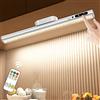 Hapfish Luce LED Sottopensile 4000mAh con Sensore di Movimentoe e Magnetica,Cucina | Lampada da Scrivania Senza Fili con Telecomando,Luci Tavolo Ricaricabile per Specchio Bagno,Muro,Armadio,Mensola Monitor