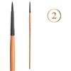 Princeton Art & Brush Company PRINCETON CATALYST, Series P6400, rotondo, misura 2, manico lungo