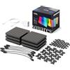 Twinkly Squares Starter Kit, Kit di Pannelli LED RGB, Incluso 1 Pannello Principale e 5 Pannelli di Estensione, Compatibile con HomeKit, Alexa e Google Home, Luci Gaming e Streaming, 16M+ di Colori