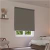 MADECOSTORE Tenda avvolgibile oscurante, altezza 250 cm, gamma Must, grigio elefante, larghezza 124 x altezza 250 cm