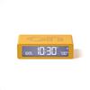Lexon Flip Mini Sveglia Digitale da Viaggio, Orologio LED On/Off con Luminosità Regolabile, Ricaricabile e Tattile, Ideale come Sveglia da Comodino - Giallo