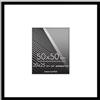 Americanflat Cornice 50x50 cm Nera - Cornice 20x25 cm con Passepartout o 50x50 cm Senza Passepartout - Portafoto con Bordo Sottile in PVC e Pannello Protettivo in Plastica