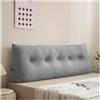 Generic Cuscino Schienale Divano Letto Cuscini Testata Cuscini Schienale Divano Triangolare Testiera Letto Poggiatesta A Cuneo per Schiena,04,60X40X12cm