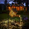 Carastek Lampade Solari per Giardino Esterno Annaffiatoio Luci Solari con Catena Ampada a Energia Solare a Forma di Annaffiatoio con Supporto per Paesaggio Esterno, Giardino, Decorazione di Balconi (Rose)