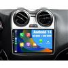 Asudaro 4+64G 9 autoradio bluetooth per Alfa Romeo Mito 2008-2016 navigatore schermo per auto carplay wireless Android Auto Autoradio 2 Din Bluetooth stereo GPS WiFi FM RDS AHD Camera