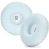 NEIQIUWING Cuscinetti Cuffie Ricambio per JBL T500BT T450BT Tune510BT - Memory Foam Morbido Isolamento Sonoro Nero(White)