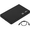 Wresetly 2.5 Pollici Hard Disk USB a Disco Rigido USB 2.0 Disco Rigido Esterno Cassa Disco Rigido Esterno con USB