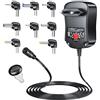 SoulBay 15W Alimentatore Universale DC 3V 4.5V 5V 6V 7.5V 9V 1500mA 12V 1250mA Adattatore di Alimentazione per l'Elettronica Domestica
