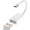 zoyuzan Adattatore USB C USB A per iPhone15 Cavetto Presa Mouse Chiavetta Sdoppiatore Convertitore Type C Jack Cavo OTG Accessori per Apple Macbook Air 15Pro Max per iPad 10、Mini6 Compatibile con Samsung