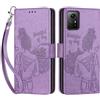 SIENIANLINE Cover per Xiaomi Redmi Note 12s 4G custodia portafoglio Viola | 3 scomparti carte, 1 tasca banconote, Chiusura magnetica, Supporto, Pelle PU flip cover per Redmi Note 12s 4G