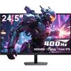 KTC Gaming Monitor 400Hz 360Hz 240Hz | 24.5 Inches | Fast IPS 1ms | FHD 1080P | HDR 400 128% sRGB | HDMI x2, DP x2 | Tilt Adjustment 360Hz Monitor VESA H25X7