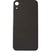 Smartex® Vetro copribatteria per scocca Posteriore Big Hole Compatibile con iPhone XR | Senza Logo (Nero)