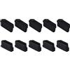 CABLEPELADO Protezione Porta HDMI | Tappi Antipolvere in Silicone | Compatibile con Computer, Televisione | Nero | 10 Pezzi