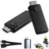 Makerstep Trasmettitore e ricevitore HDMI senza fili, HDMI wireless per trasmettere video e audio, portata di 50 m, 2.4 GHz/5 GHz, Plug & Play, per laptop, PC a TV HD, proiettore, schermo per conferenze
