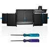 szyuya A1493 Batterie per computer portatili per MacBook Pro 13 pollici Retina A1502 Late 2013 Mid 2014 ME864LL/A ME866LL/A Series (11.34V 71.8Wh)