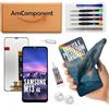 AmComponent - display di ricambio per SAMSUNG M13 4G SM-M135 schermo LCD vetro touch screen | Componente di ricambio con luminosità intensa e risposta al tocco reattiva