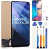 ARSSLY LCD Schermo per Oppo Find X3 Lite 5G / Reno5 5G LCD Display per Oppo Find X3 Lite 5G / Reno5 5G CPH2145 6.43 Screen Replacement Touchscreen Digitizer Assembly Sostituzione con Strumenti, Nero