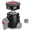 IFOOTAGE T31D Mini testa a sfera, capacità di carico 7 kg, testa treppiede per fotocamera con base girevole a 360°, compatibile con vite da 0,6 cm e 1 cm, supporto a scarpa fredda per microfono e