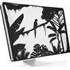 kwmobile 24-26 monitor Cover - Protezione Monitor PC Antipolvere Schermo Computer - Custodia Protettiva Relax nella Giungla