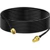 Bingfu Cavo Prolunga Antenna WiFi RP-SMA Maschio a Femmina RG174 3 m