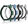 Bigqin Cover Compatibile Per Samsung Galaxy Watch 7 44mm,5 Pezzi Ultra Sottile Cover Rigida Per PC Schermo Con Pellicola HD Protettiva Custodia Completa Protezioni