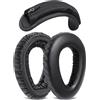 Voarmaks Kit di ricambio per cuscinetti auricolari compatibili con cuffie Sennheiser PXC550, PXC 550-II, PXC480, MB660 UC, MB 660 MC, cuscinetti auricolari di ricambio in pelle proteica con memory