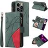 GoodcAcy Cover per Xiaomi Redmi Note 13 Pro Plus con Cordino,Flip Portafoglio Custodia in Pelle,[9 Porta Carte][Chiusura Magnetica],Custodia Libro Cover con Laccio per Redmi Note 13 Pro+ - Verde