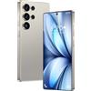 COTSRGT Smartphone S25 Ultra, 16 GB 1 TB, Batteria Da 8000 MAh, Android 14, Fotocamera Impermeabile Da 72 MP 108 MP, Telefono Cellulare Da Esterno Sbloccato Da 7,3 Pollici, Slot Per 3 Schede 5G NFC,Gray-7