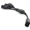 SZRMCC IEC320 C14 a 3 x C13 10A 250V per UPS PDU Server Y Split Cavo di alimentazione Cavo di prolunga (1 pz)
