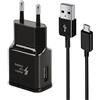 Mijun Caricatore USB con Cavo Ricarica Rapida per Samsung Galaxy S7 S6 Edge/S5/S4/S3/S2/Note 4/5/A03/J7/J5/J3/Tab A 8.0/Tab A 10.1 (2016) Caricatore Cellulare, Caricabatteria con 1,5m Micro USB