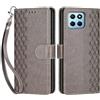 SIENIANLINE Cover per Honor X8 5G / X6 4G PU Pelle Custodia Flip Cubo - Grigio
