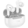 Hoco EQ24 Auricolari Wireless TWS Bluetooth 5.4 Bianco 7h Autonomia