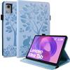 LSPCASA Custodia per Lenovo Idea Tab 11 Pollici 2025 TB-336ZU TB-336FU Folio Flip Cover in Pelle PU Protettiva Con Funzione Stand Porta Carte per Lenovo Idea Tab 11 Blu