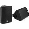 Power Dynamics Bluetooth speakers - Power Dynamics DS50AB 100W speakerset met Bluetooth en AUX ingang - Auto-on functie - Incl. muurbeugels - Zwart (100.060)