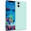 Captor Cover iPhone 11 Custodia Colorata in Silicone Liquido, Antiurto, Flessibile, Bordo Rialzato per Schermo e Protezione Fotocamera, Morbida Con Microfibra Interna per iPhone 11 Cover (Verde Menta)