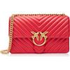 Pinko - Love One Classic Dc Sheep Nappa Chevron, Borsa Donna