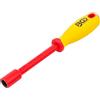 BGS 71092 | Cacciavite e chiave a bussola per elettricisti | esagonale | 12 mm | Lunghezza della lama 125 mm