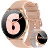 Blackview Smartwatch Uomo Donna, Effettua e Rispondi alle Chiamate, Orologio Smartwatch Fitness con 1.43' HD AMOLED/112+ Sportive/SpO2/Monitoraggio del Sonno/Cardiofrequenzimetro per Android IOS
