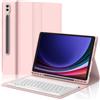 FOGARI Tastiera Cover per Samsung Galaxy Tab S9 Plus 12.4" 2023 con Italiano QWERTY Rimovibile Bluetooth Wireless Tastiera e Per la custodia Galaxy Tab S9+ 12.4, con supporto per la stilo, Rosa
