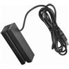 Risegun Lettore di Carte di Credito, MSR580 Lettore di Carte a Banda Magnetica USB, Lettore di Smart Card a 3 Tracce Mini Mag Hi-Co Swiper, Nero