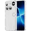 Yenwen Cover per Nothing Phone 3, [Anti Ingiallimento] Sottile Hard PC, Antiurto Cellulare Paraurti Custodia, Crystal Silicone TPU, Trasparente Cover