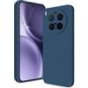 Btstring Cover per Vivo X300 Pro, Custodia Antiurto Case Sottile in Silicone TPU con Fodera in Microfibra e Protezione della Fotocamera -Blu