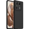 SHIEID Cover per Motorola Edge 50 Ultra, Compatible con Mag-Safe Magneti Integrati, Case in Silicone Morbido, Custodia in gomma antiurto sottile Cases per Motorola Edge 50 Ultra-Nero