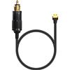 CERRXIAN Cavo di conversione da DIN a XT60, 18 Awg, 12 V/24 V, DIN europeo, presa accendisigari a presa XT60, 35 cm
