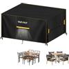 OLEVOLT Copertura Tavolo Esterno 160x80x74cm Telo Copritavolo da Esterno