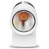 Generico Faretto LED Orientabile 26W, Luce Calda 3000K, Fascio 24°, CRI>90, Alluminio Bianco, Illuminazione Professionale per Negozi e Interni, Prodotto in Germania