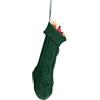 IHCEMIH Calze natalizie decorative natalizie calze natalizie calze natalizie cavo a maglia calze calze natalizie calze regalo decorazioni verde