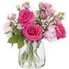 TREND FOR HOME Zinnia - Vaso per tulipani, rotondo, trasparente, altezza 17 cm, diametro 11,9 cm