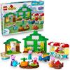 LEGO DUPLO Peppa Pig Il Giardino e La Serra di Nonno Pig, Set da Costruzione 2+ Anni, 102 Pezzi